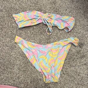 GRAY BANDIT X ANA Swim Set with Banana Print